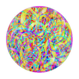 Skriv ut Bright Neon Mönster