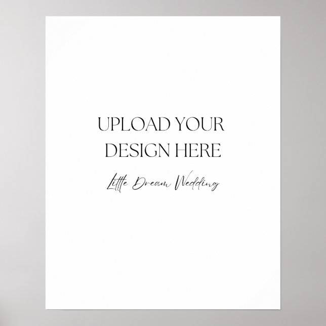 Skriv ut bröllop-tecken (kartong) poster (Framsidan)