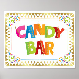 Skriv ut CANDY PUB Fiesta Party Poster