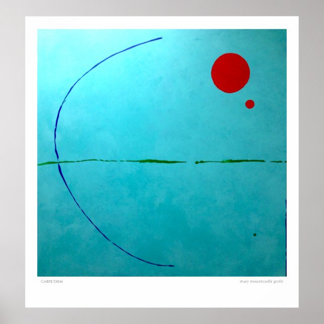 Skriv ut Carpe Diem Poster (Framsidan)