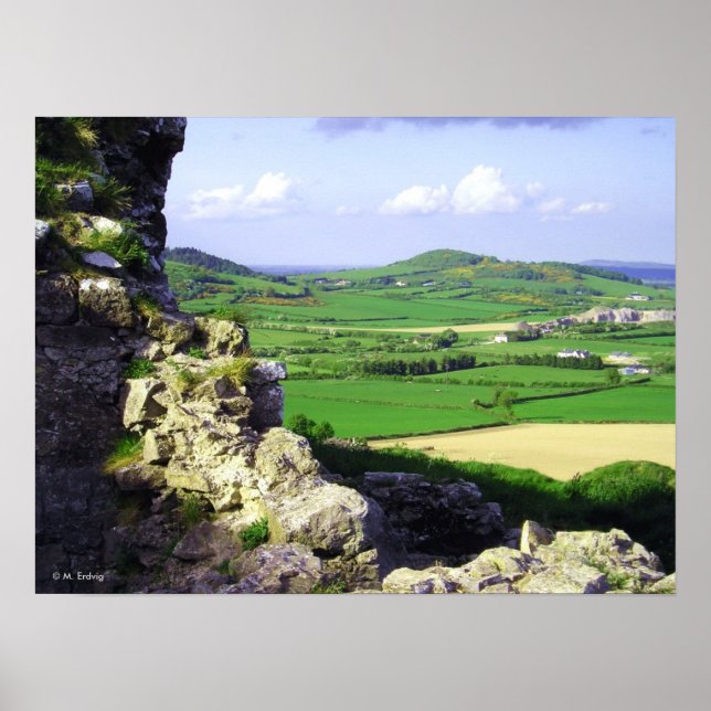 Skriv ut Castle View Poster (Framsidan)