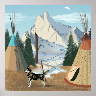 Skriv ut Cherokee Village Poster