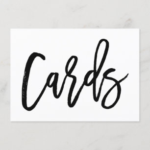 Skriv ut chic Hand Leted Bröllopskort Inbjudningar