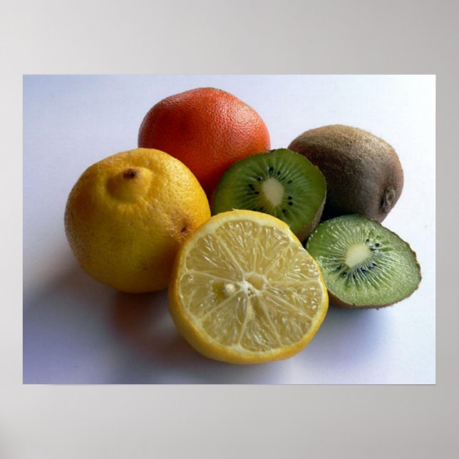 Skriv ut citrusfrukt poster (Framsidan)