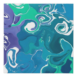 Skriv ut contemporary Faux Wrapped Canvas