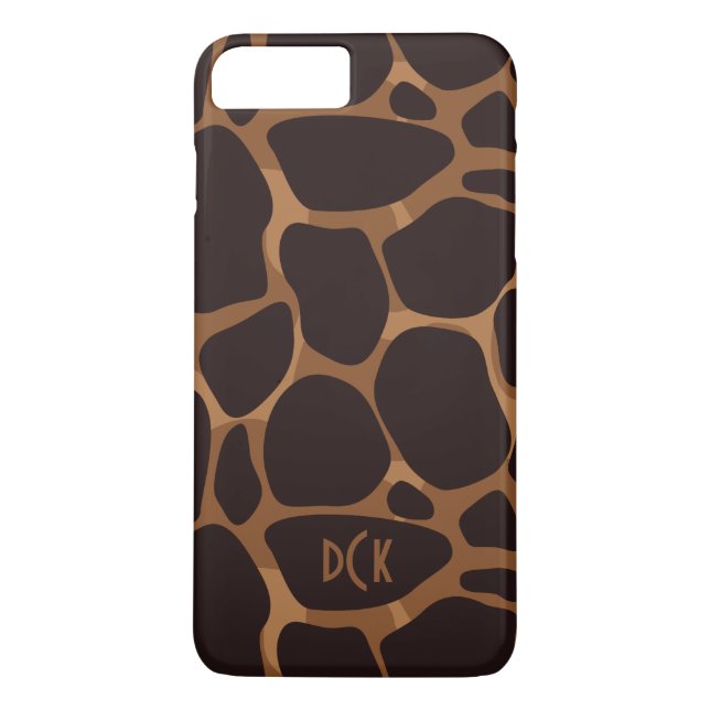 Skriv ut Copper Brown Leopard Case-Mate iPhone Skal (Baksida)