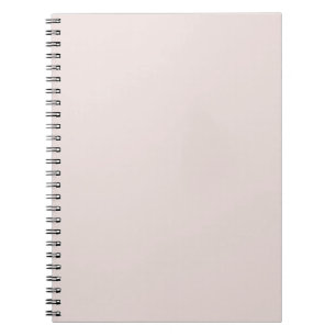 Skriv ut Creamy Coconut Neutralt Solid Färg Anteckningsbok