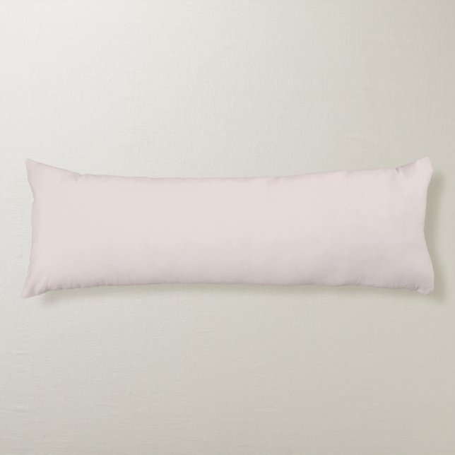 Skriv ut Creamy Coconut Neutralt Solid Färg Kroppskudde (Framsidan)