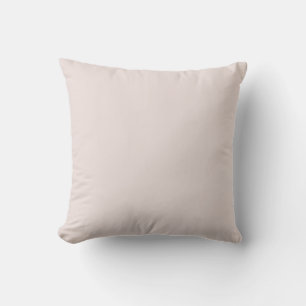 Skriv ut Creamy Coconut Neutralt Solid Färg Kudde