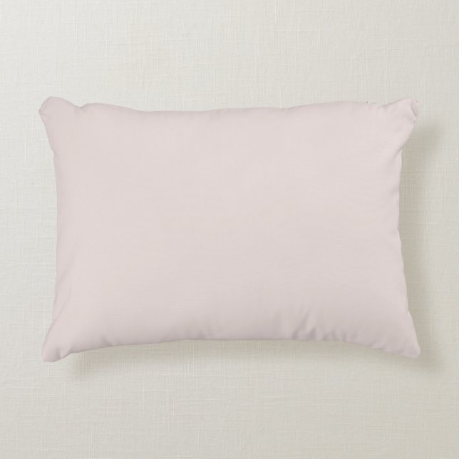 Skriv ut Creamy Coconut Neutralt Solid Färg Prydnadskudde (Framsidan)