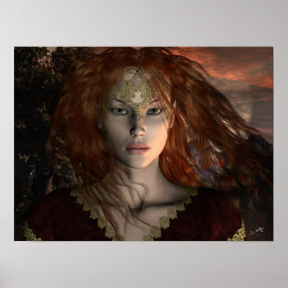 Skriv ut "Crowned Princess" Poster