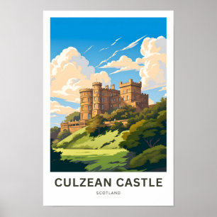 Skriv ut Culzean Castle Scotland Travel Poster