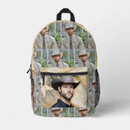 Skriv ut cut Sew Bag Walker Jared Padalecki