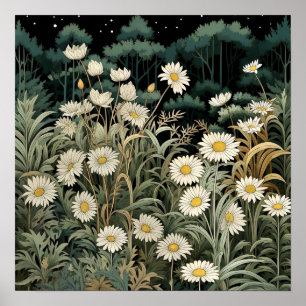 Skriv ut daisy Art Poster