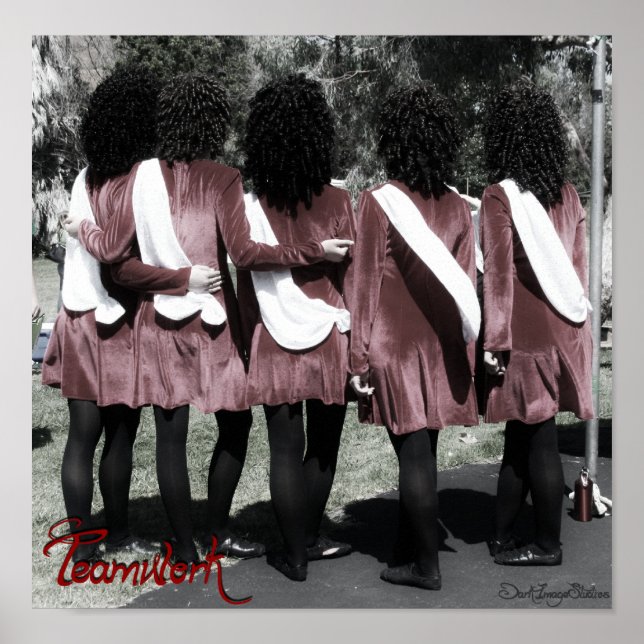 Skriv ut Dance Team Poster (Framsidan)