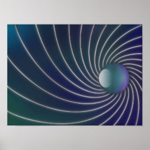 Skriv ut Deep Sea Spiral Poster