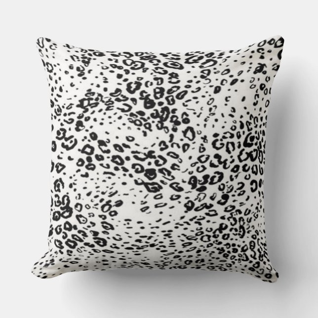 Skriv ut dekorativ kudde/leopard kudde (Framsida)