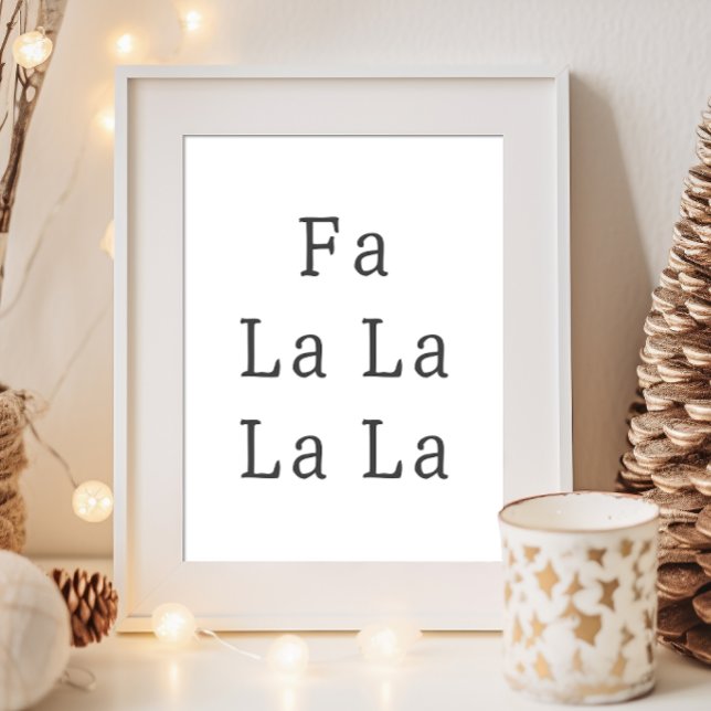 Skriv ut den moderna Boho-julklappen La Wall Art Poster (Skapare uppladdad)