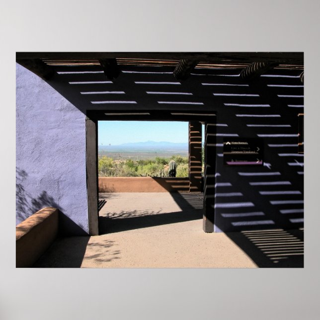 Skriv ut: Desert Portal Poster (Framsidan)