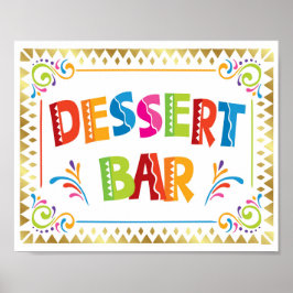 Skriv ut DESSERT PARTY Fiesta Party Poster