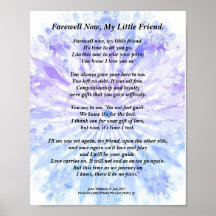 Skriv ut Dikt Ange sympati, Poster värde (projekti