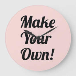 Skriv ut din egen Anpassningsbar Stor Klocka