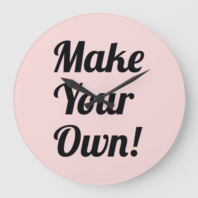 Skriv ut din egen Anpassningsbar Stor Klocka (Framsida)