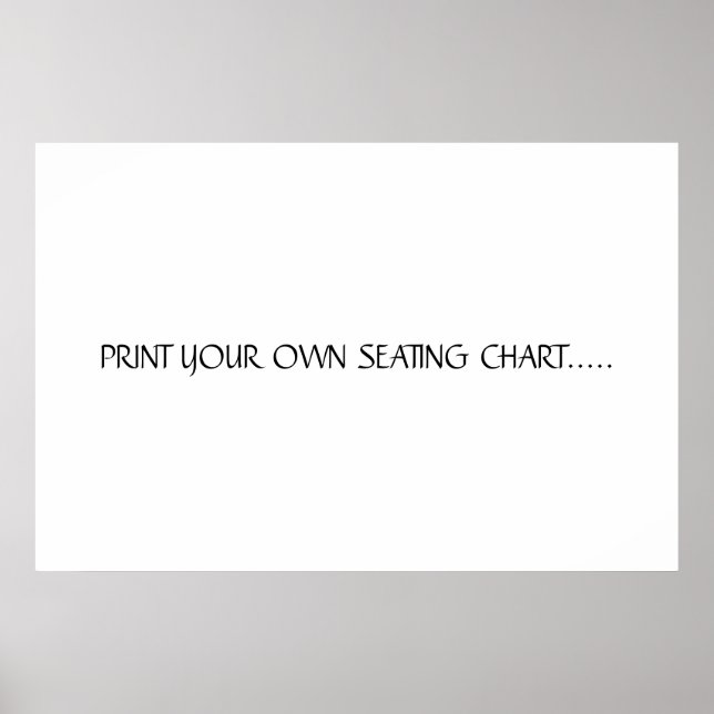 SKRIV UT DIN EGEN SITTCHART POSTER (Framsidan)