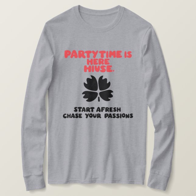 Skriv ut din passion: en ny 🌟 för startsamling t shirt (Design framsida)