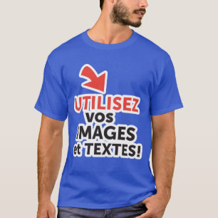 Skriv ut dina DIY-designs online på franska Tee