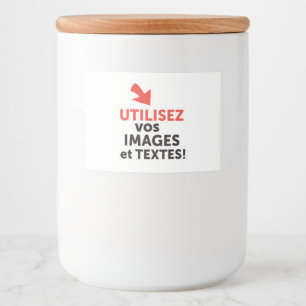 Skriv ut dina DIY-designs online på svenska Mat Etiketter