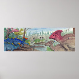 Skriv ut Dinosaur Park-format Poster