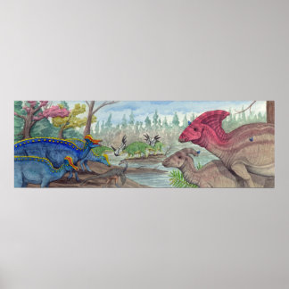 Skriv ut Dinosaur Park-format Poster