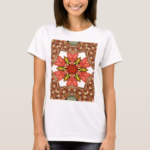 Skriv ut Dockle Blommigt Art T-shirt