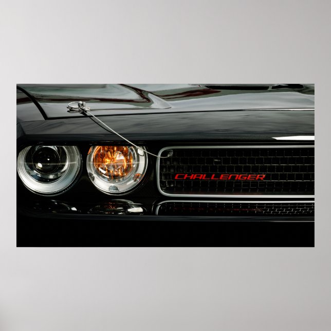 Skriv ut Dodge Challenger Poster (Framsidan)