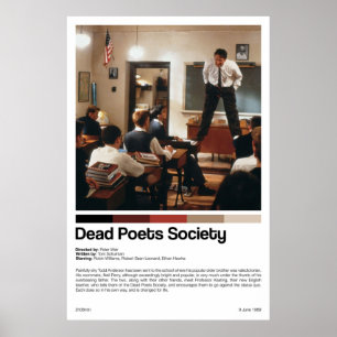 Skriv ut Dold Poets Society Movie Poster
