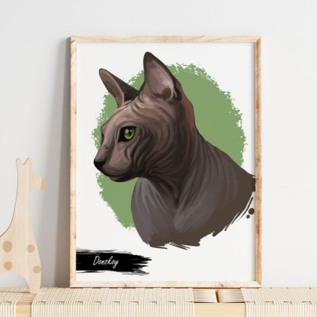 Skriv ut Donskoy Cat | Skriv ut kattvägg Poster (Skapare uppladdad)