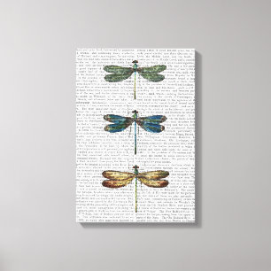 Skriv ut Dragonflies Canvastryck