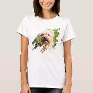Skriv ut egen Anpassningsbar, fotopenseldrag, vert T Shirt