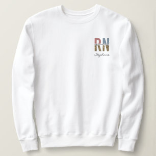 Skriv ut eget namn RN Registrerat sjuksköterskeleo T Shirt