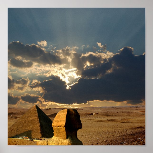 Skriv ut egypten poster (Framsidan)