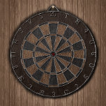 Skriv ut elegant läder darttavla<br><div class="desc">Svart och brunt skrivbord av läder.</div>
