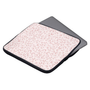 Skriv ut elegant Ro Guld Glitter leopard på djur Laptop Fodral