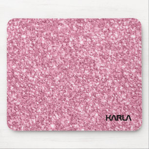 Skriv ut elegant Rosa Glitter Struktur Musmatta
