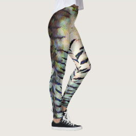Skriv ut elektrisk tigerskal leggings