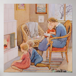 Skriv ut Elsa Beskow Poster