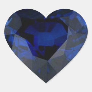 Skriv ut etikett för hjärtsafir