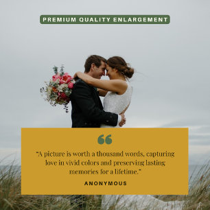 Skriv ut "Everbestående Vow"   Anpassningsbar 8x10 Fototryck