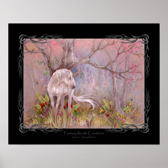 Skriv ut Fantasy Realm Crem Poster (Framsidan)
