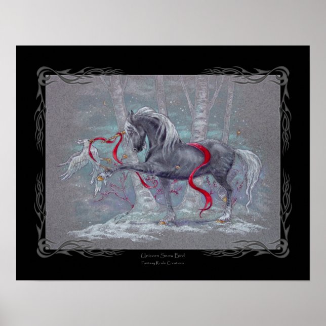 Skriv ut Fantasy Realm Crem Poster (Framsidan)